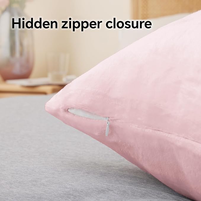 BEDELITE Flannel Pillow Cases Queen Size Set of 2, Super Soft Fleece Pillowcases - Image 6