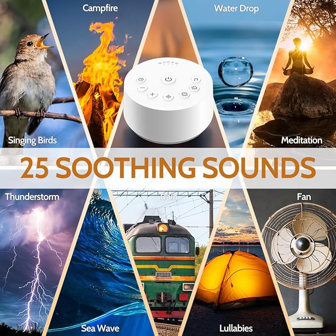Color Noise Sound Machines Sleep White Noise Machine - Image 2