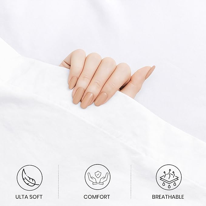 GOLD TEXTILES Queen Flat Sheet 24 Pack – Brushed Microfiber Top Sheets - Image 4