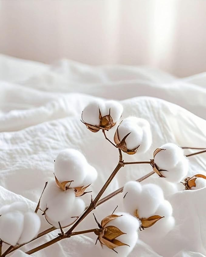 Full Size Flat Sheet Only, Soft 300 Thread Count 100% Cotton Sheets, Cooling & - Image 5