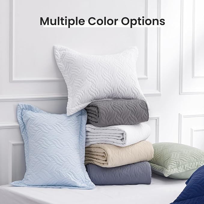 Love's cabin Twin Quilt Bedding Set Grey Bedspreads - Image 8