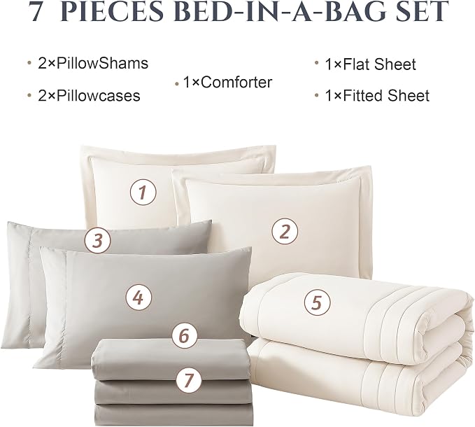 Monbix Queen Comforter Set - Image 7