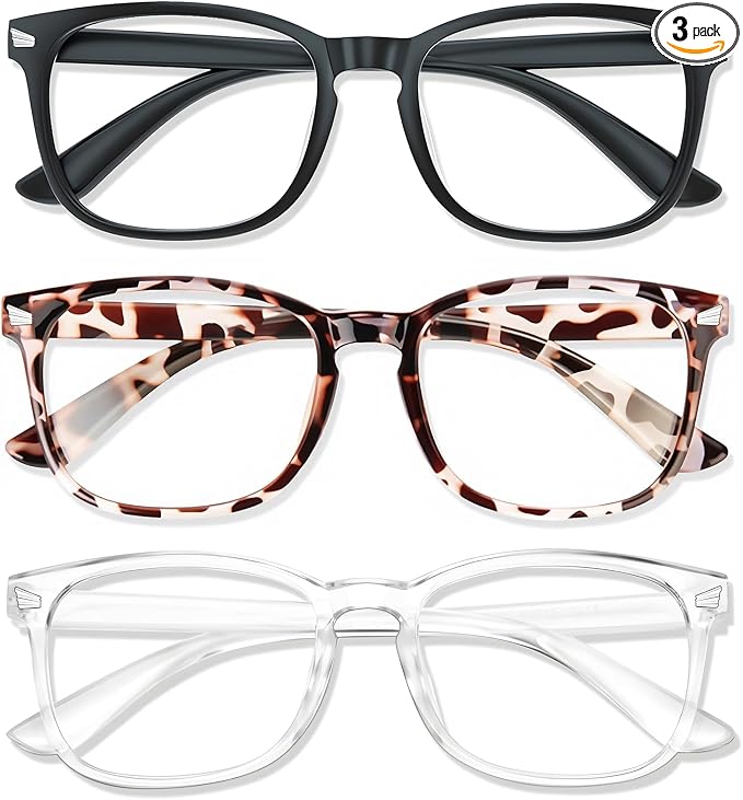Blue Light Glasses for Woman Men | 99% Blue Light Blocking Glasses for Computer by Wintoo