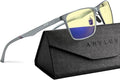 ANYLUV Blue Light Glasses Men, Relieve Eyestrain and Eye Protection, Al-Mg by ANYLUV