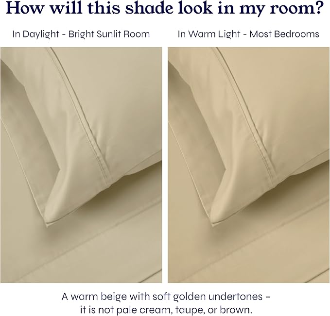 California Design Den Twin Extra Long Fitted Sheet - Image 5