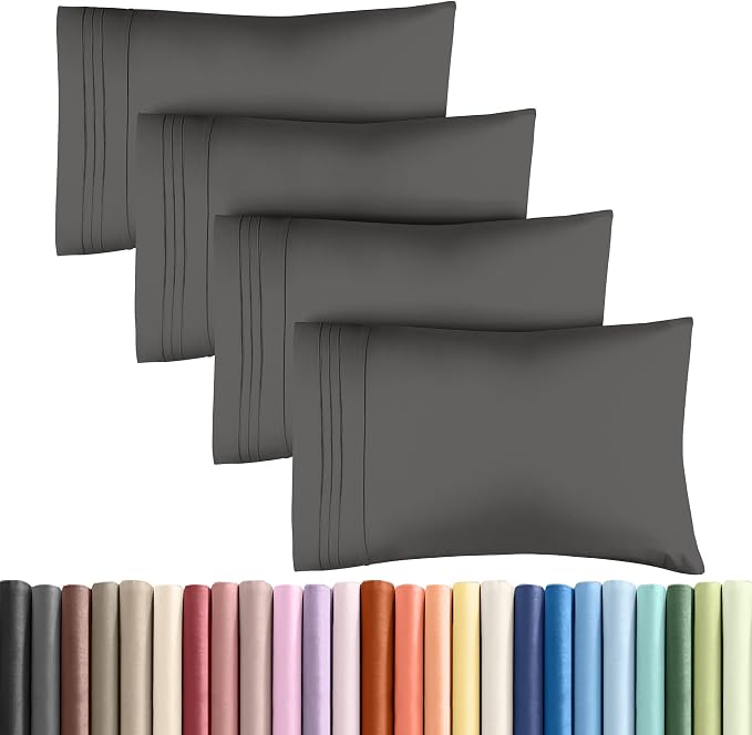 King Pillow Cases Set of 4 by CGKUnlimited