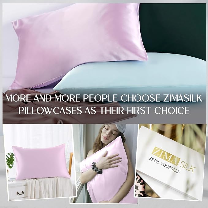 ZIMASILK 100% Pure Mulberry Silk Pillowcase - Image 6