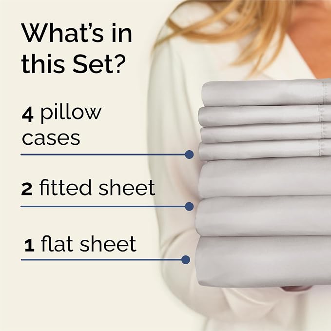 Split King 7 Piece Sheet Set - Image 2