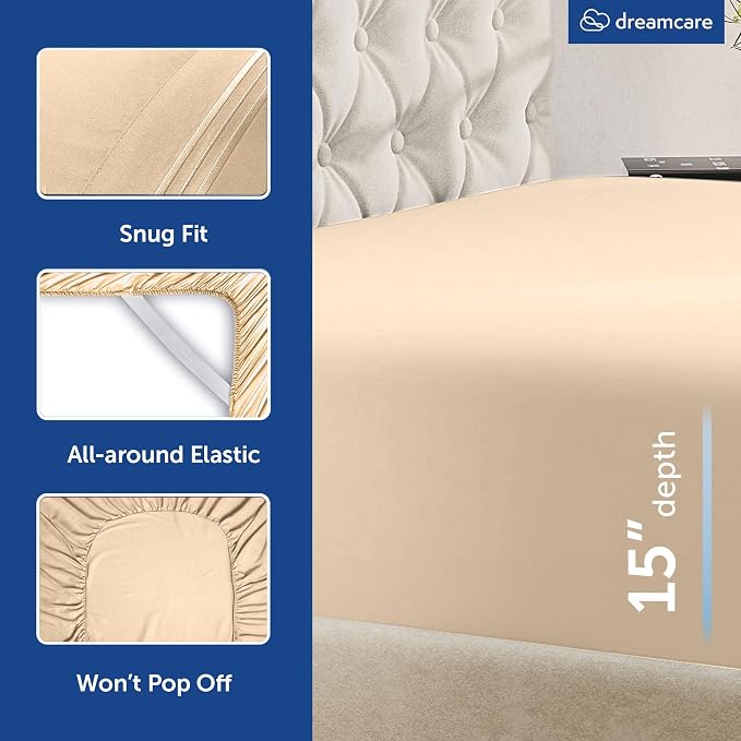 DREAMCARE King Size Sheets Set - Image 2