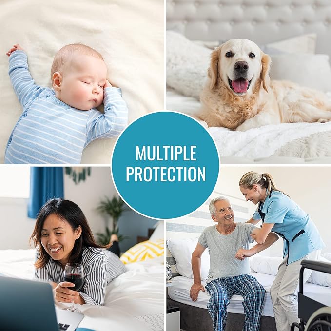 DMI Waterproof Mattress Protector, Mattress Pad, Waterproof Mattress Cover - Image 4