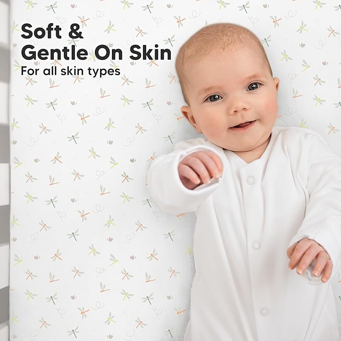 KeaBabies 2-Pack Organic Crib Sheets - Image 4