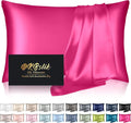 Silk Pillowcase for Hair and Skin, Mulberry Silk Pillow Cases King Size by HOME