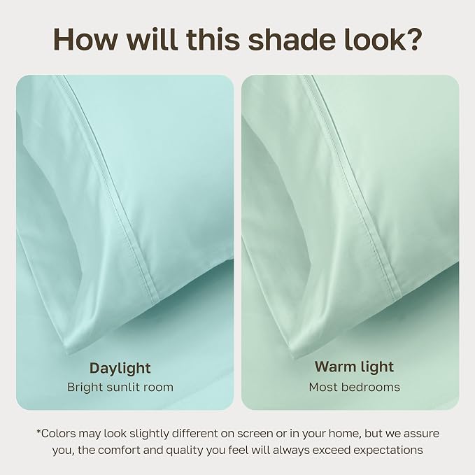 California Design Den Soft 100% Cotton Bed Sheets Twin XL Set, 400 Thread Count - Image 5