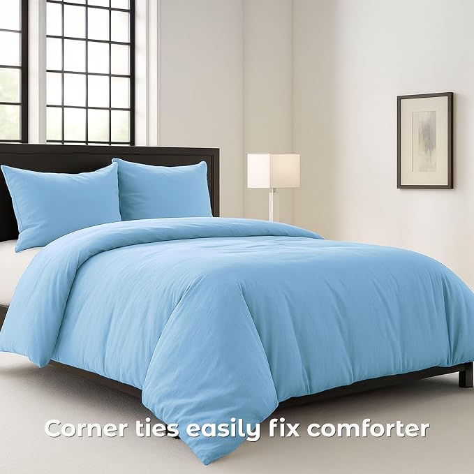 Pure Bedding Duvet Cover Twin/Twin XL Size - Image 5