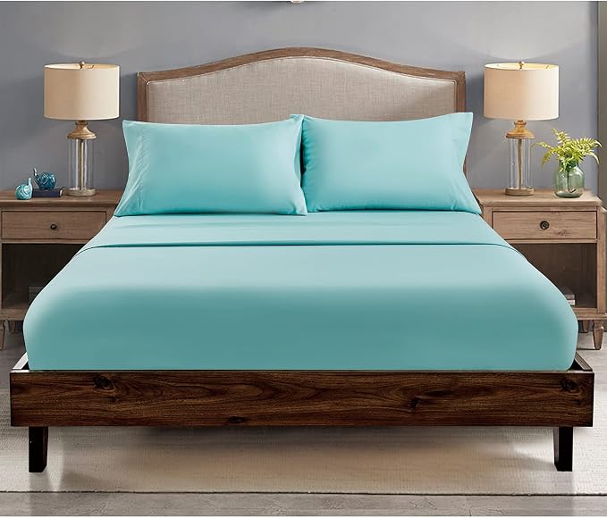 FreshCulture Twin Fitted Sheets, Bulk Pack of 6, Deep Pocket, Soft Microfiber - Image 7