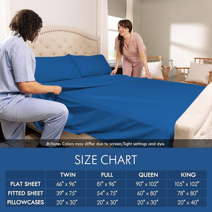 ClevaHome Full Size Sheet Set - Image 7