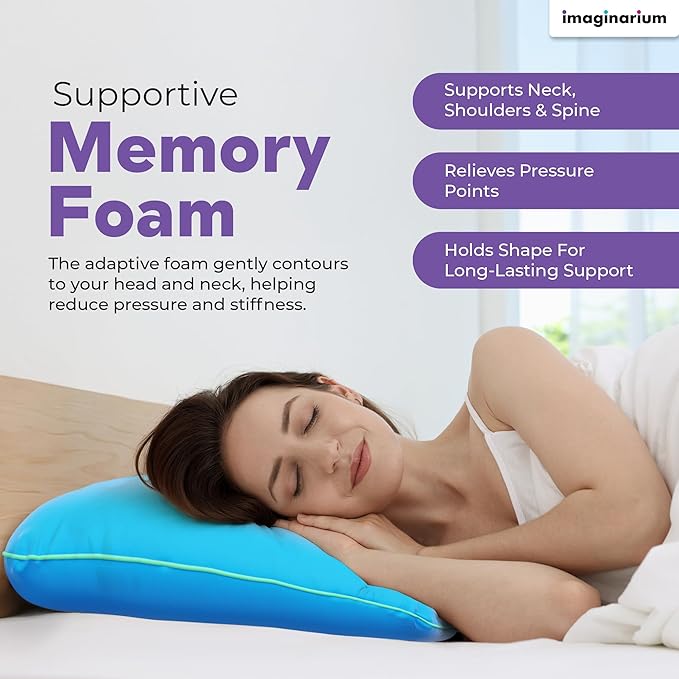 Imaginarium 2 Pack Memory Foam Pillows - Image 3