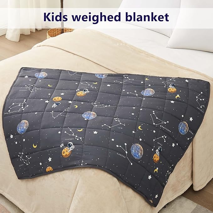 anfie Weighted Blanket Kids, Weighted Blanket Cooling Blanket - Image 6