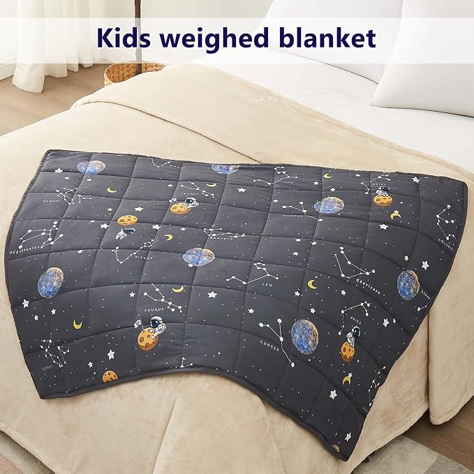 anfie Weighted Blanket Kids, Weighted Blanket Cooling Blanket - Image 6