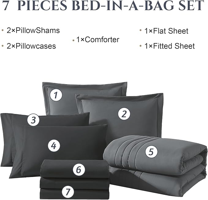 Monbix Queen Comforter Set - Image 6