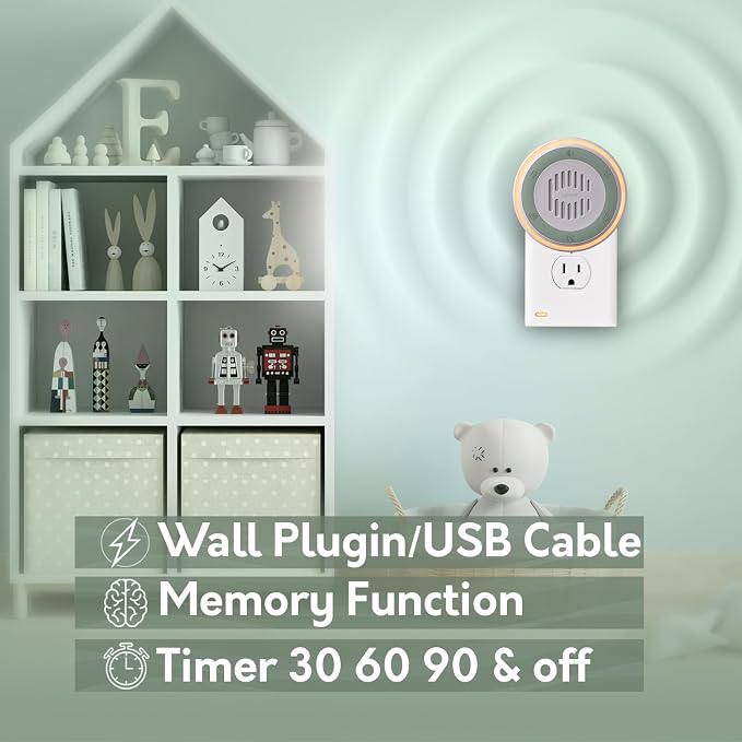 2-Pack Calm Me White Noise Sound Machine - Image 6