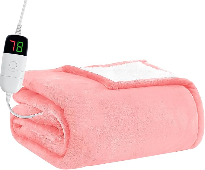 BOMOVA Heated Electric Throw Blanket by BOMOVA