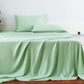 Bamboo Viscose Flat Sheets Only, Sateen Weave Full Size Flat Sheet Only by ZaizaiHome