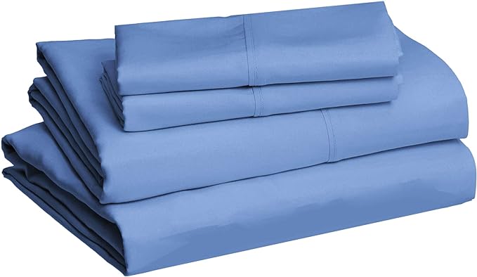 Amazon Basics Lightweight Super Soft Easy Care Microfiber 4-Piece Bed Sheet Set - Image 2