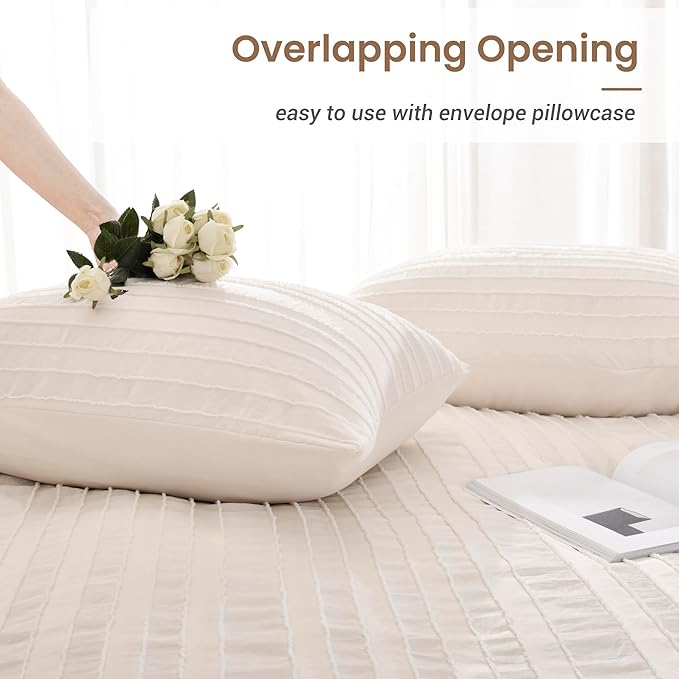 NEXHOME PRO Duvet Cover Full, Soft and Lightweight 100% Washed Microfiber - Image 5