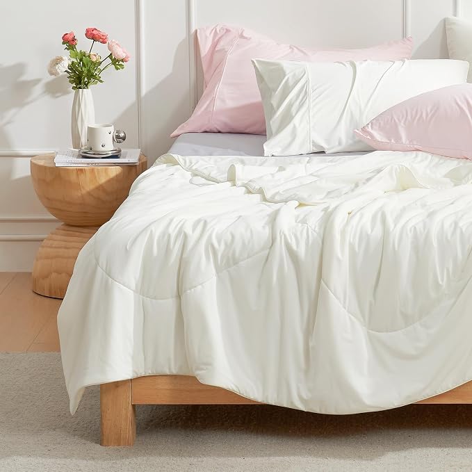 Cozy Bliss Cooling Comforter California King Size, Oversized Cooling Blanket - Image 7