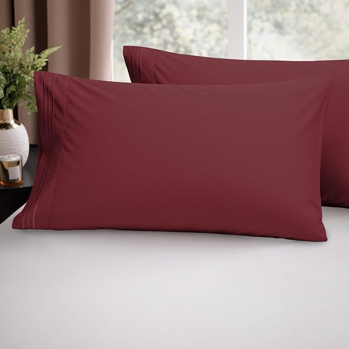 Elegant Comfort Luxury Ultra-Soft 2-Piece Pillowcase Set - Image 2
