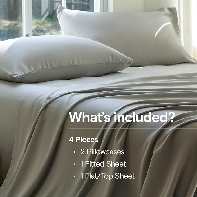 DOZ Sheet Set, 100% Viscose derived from Bamboo, Organically Grown, Buttery Soft - Image 2