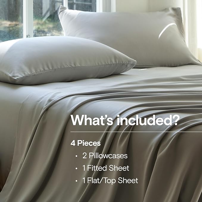 DOZ Sheet Set, 100% Viscose derived from Bamboo, Organically Grown, Buttery Soft - Image 2