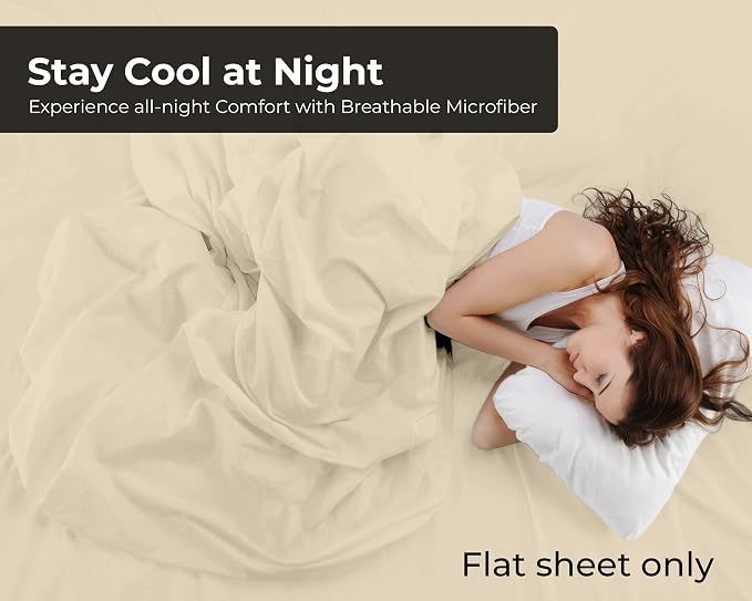 Royale Linens Twin Flat Sheet - Image 3