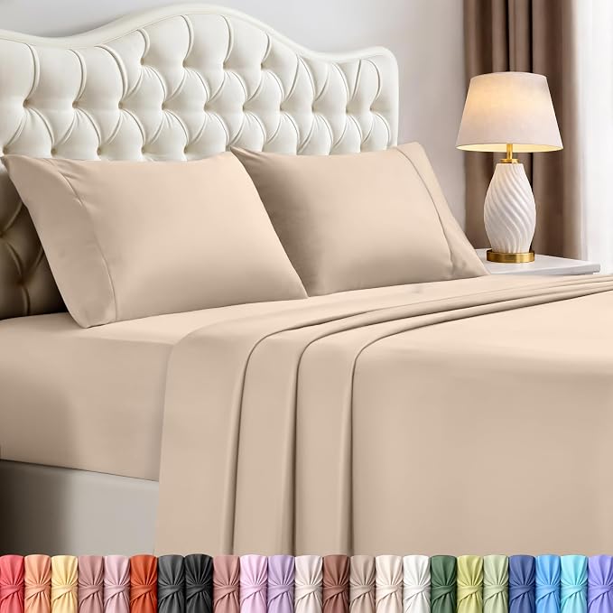 Utopia Bedding California King Size Sheet Set – 4 Piece Bed Sheets, Soft and by UTOPIABEDDING