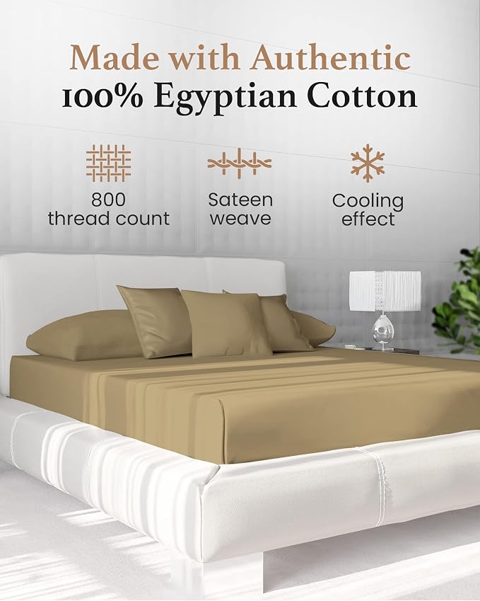 Good Sleep Bedding California King Fitted Sheet, 800 TC Cal King Fitted Sheet - Image 2