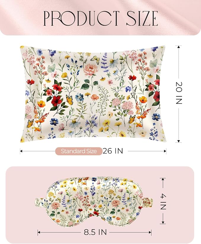 Miss Adola 1Pack Mulberry Silk Pillow Case - Image 2