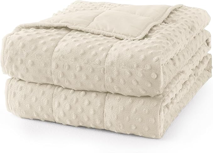 Mr. Sandman Weighted Blanket for Adults Queen Size 20 lbs, Soft Cooling Heavy by MrSandman