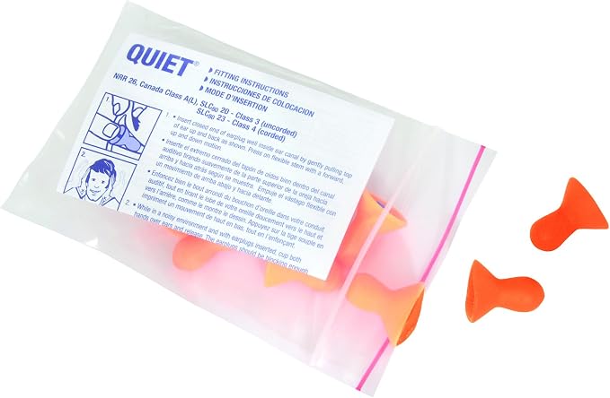 Howard Leight by Honeywell Quiet Reusable Earplugs, 5-Pair Vending Pack - Image 2