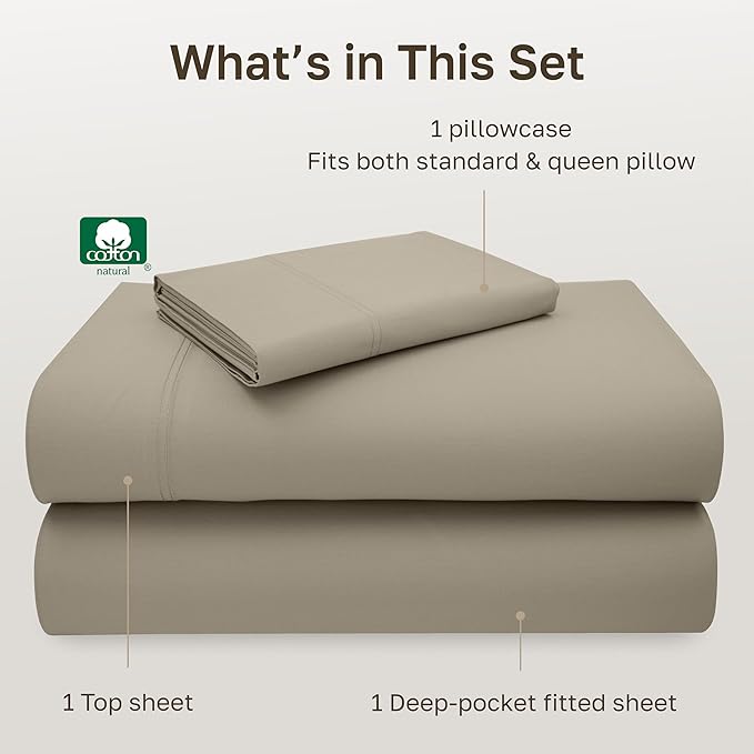 California Design Den Twin Sheet Set - Image 4
