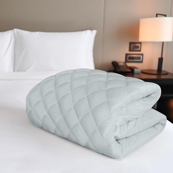 Utopia Bedding Quilted Fitted Mattress Pad, Queen Size, Elastic Fitted Mattress - Image 5