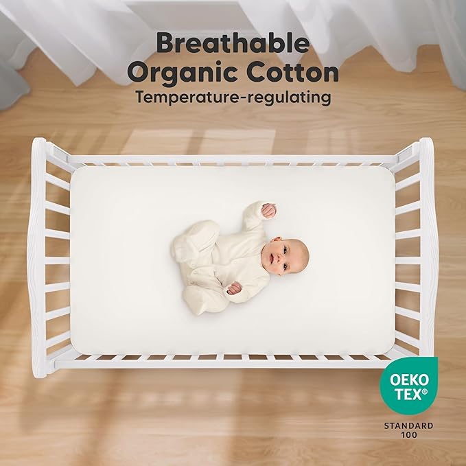 KeaBabies 2-Pack Organic Crib Sheets - Image 3