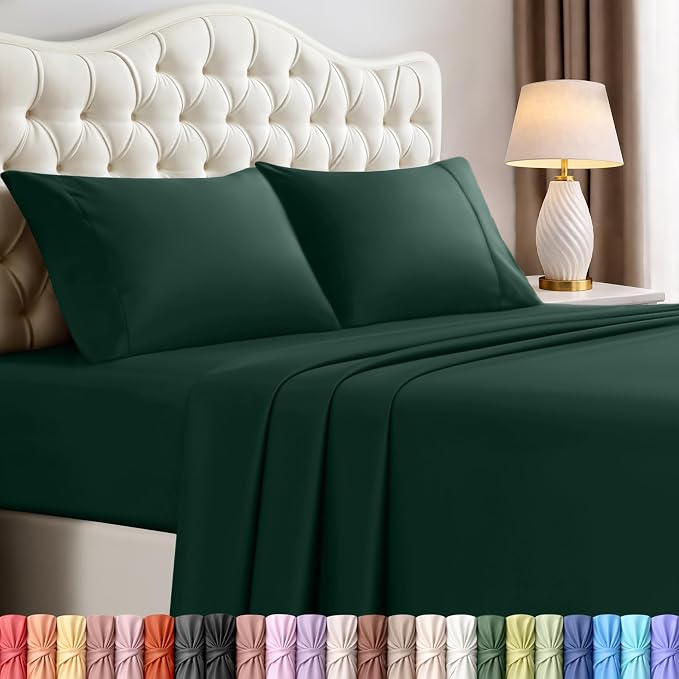 Utopia Bedding King Size Sheet Set – 4 Piece Bed Sheets, Soft and Breathable by UTOPIABEDDING