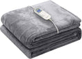 Wapaneus Foot Pocket Heated Blanket Electric Throw by Wapaneus