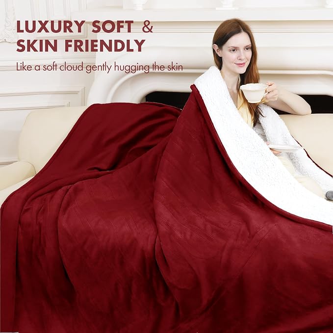 Electric Heated Blanket Twin 62" x 84" - Image 4