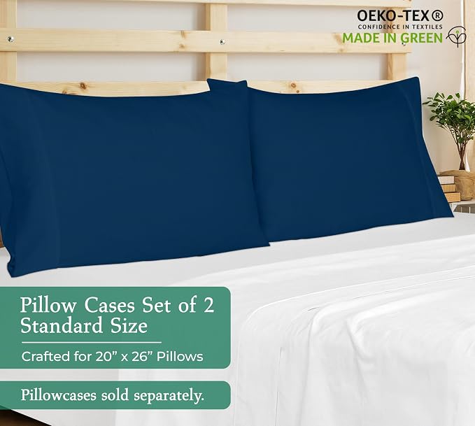 Royale Linens Standard Pillowcase Set of 2 - Image 2