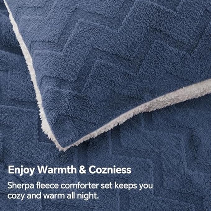 BEDELITE Fluffy Full Size Comforter Set - Image 5