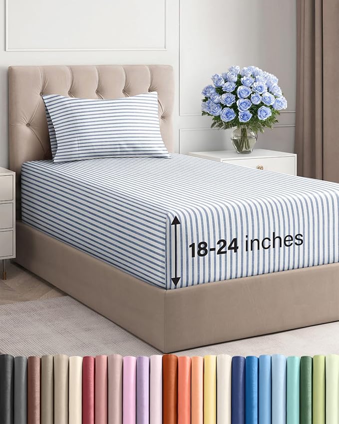 Extra Deep Twin Sheet Set by CGKUnlimited