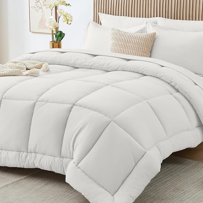 Sasttie King Size Comforter Set, 7 Pieces Bed in a Bag King, Complete Bedding by SASTTIE