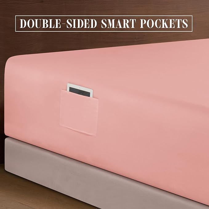 Elegant Comfort Luxurious 1500 Premium Hotel Quality Microfiber 4-Piece Sheet - Image 5